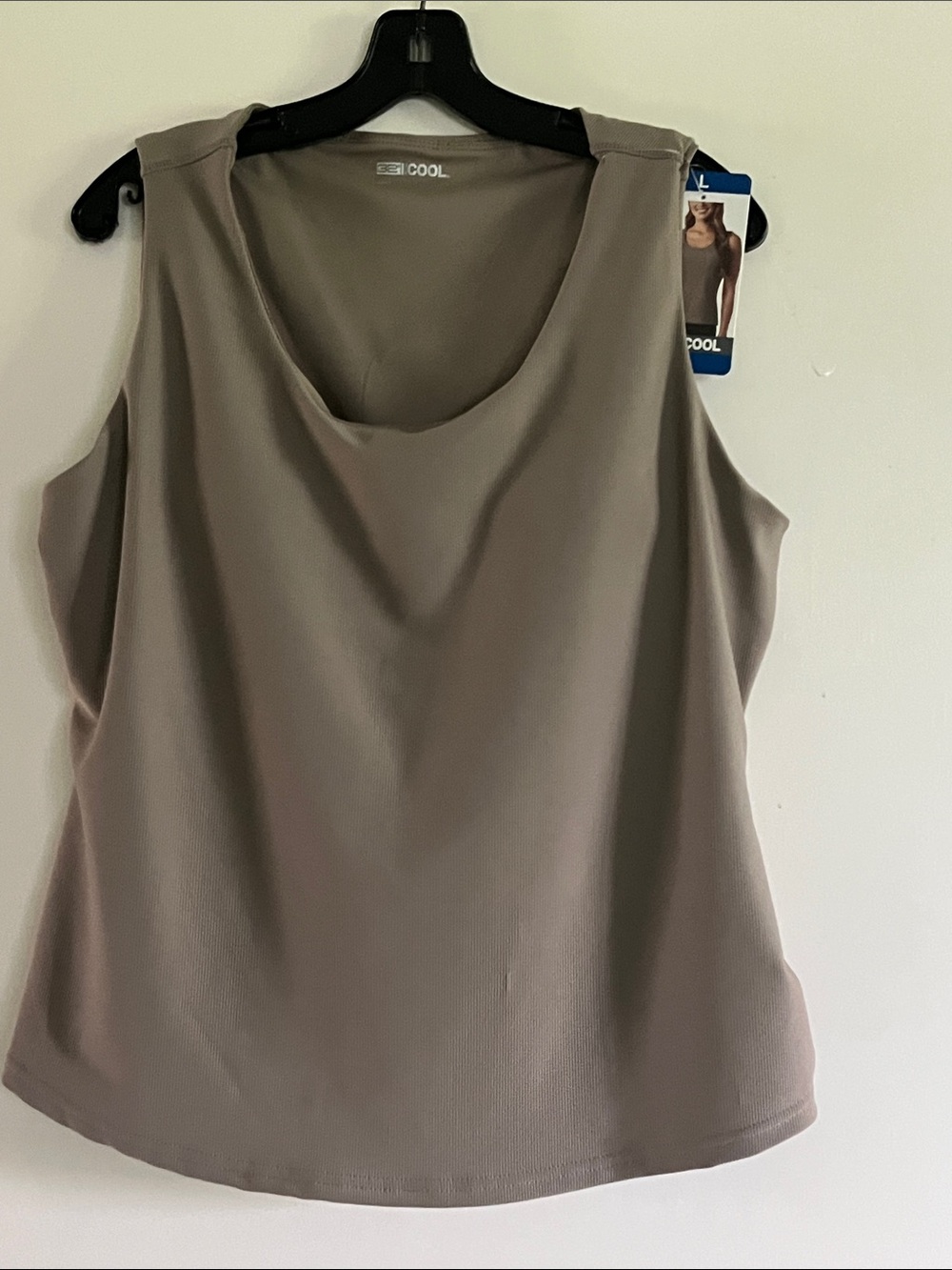 Sleeveless Taupe Women's Tank Top